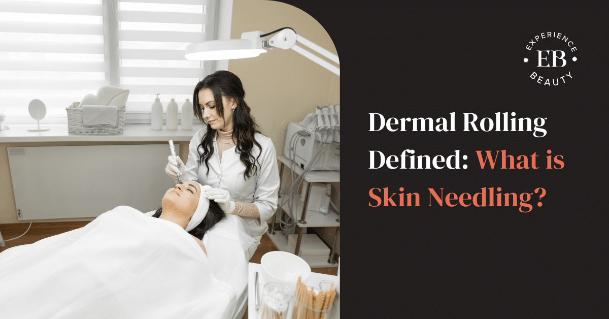 Dermal Rolling Defined What is Skin Needling Banner Image - Dermapen Micro-needling Treatment In A Beauty Salon