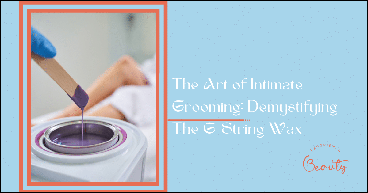 Demystifying GString Wax Banner Image - Hot liquid. Silhouette of kind girl that lying on couch while going to do depilation