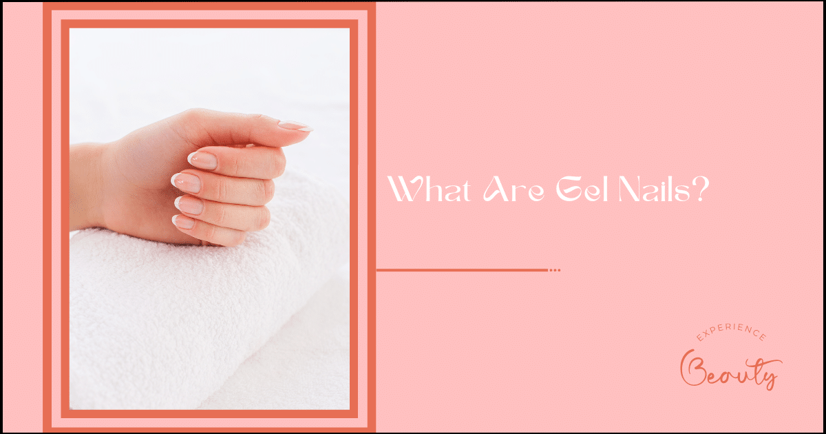 What Are Gel Nails Banner Image - Freshly manicured nails. Close-up of female hand with beautiful manicure
